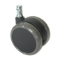 Preview: Bueroland UNIVERSAL Zubehoer Hartbodenrollen schwarz 65mm Stift:10mm