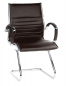 Preview: Bueroland MONALDOV Besucherstuhl Leder braun