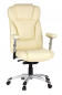 Preview: Bueroland DEXTER Chefsessel Kunstleder creme