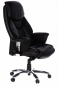 Preview: Bueroland MUSKAT Chefsessel Leder schwarz