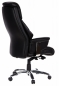 Preview: Bueroland MUSKAT Chefsessel Leder schwarz