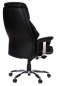 Preview: Bueroland MUSKAT Chefsessel Leder schwarz