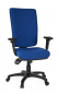 Preview: Bueroland PAMPLA Drehstuhl Stoff high blau