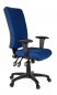 Preview: Bueroland PAMPLA Drehstuhl Stoff high blau