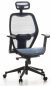 Preview: Bueroland MILAN Drehstuhl Netzstoff blau