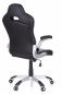 Preview: Bueroland FLORIDA Chefsessel Kunstleder schwarz/weiss/grau