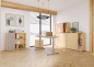 Preview: Hammerbacher-XMST-Schreibtisch-Milieu