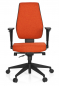 Preview: Bueroland EICK Drehstuhl Stoff dunkelgrau/rot Mod.500