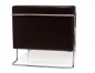 Preview: Bueroland HAMFAT Loungesofa Kunstleder braun 1-Sitzer