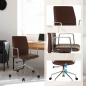 Preview: bueroland-buerostuhl-pina-30-pu-braun-detail2