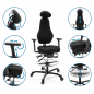 Preview: bueroland-counterstuhl-juriya-work-stoff-schwarz-detail