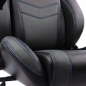 Preview: bueroland-gaming-stuhl-sha-breaker-polarys-kunstleder-grau-blau-detail