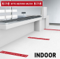 Preview: fussbodenaufkleber-indoor-bitte-abstand-halten-100-x-12-5-cm-10-stueck