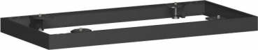 Geramoebel PRO Metallsockel f.Querrollladenschrank schwarz 80cm