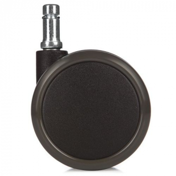 Bueroland UNIVERSAL Zubehoer Hartbodenrollen schwarz 65mm Stift:10mm