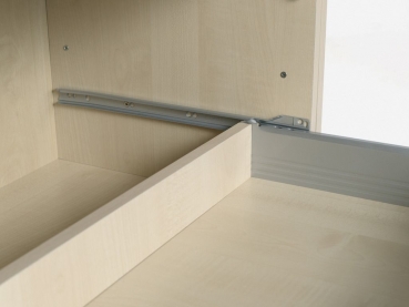 Geramoebel FLEX Zubehoer Schubkastensatz 40cm lichtgrau