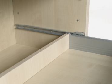 Geramoebel FLEX Zubehoer Schubkasteneinsatz lichtgrau 80cm/1OH
