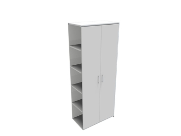 Bosse FAST Aktenschrank Anbauschrank weiss 80cm/5OH