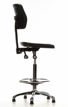 Bueroland WORX Arbeitsstuhl Hartschaum schwarz Mod.24