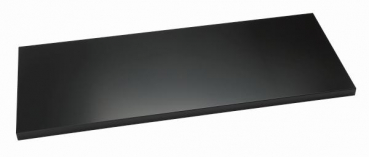 Fachboden mit Lateralhängevorrichtung für Flügeltürenschrank Universal, B 914 mm, Farbe schwarz