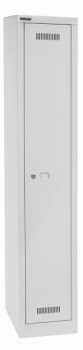 Bisley MONOBLOC Garderobenschrank eintürig lichtgrau