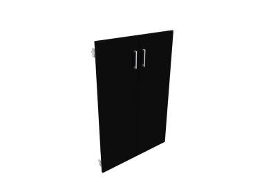 Bosse FAST Zubehoer Tuerenpaar schwarz 80cm/3OH