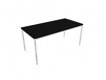 Bosse FAST Systemtisch rechteckig schwarz 160x80cm