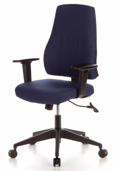 Bueroland EICK Drehstuhl Stoff dunkelblau Mod.100