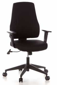 Bueroland EICK Drehstuhl Stoff schwarz Mod.100