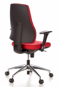 Bueroland EICK Drehstuhl Stoff rot Mod.200