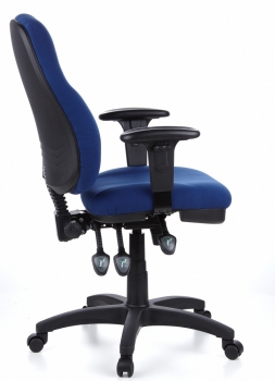 Büroland PAMPLA Drehstuhl Stoff comfort Blau