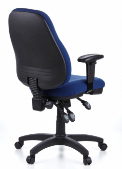 Büroland PAMPLA Drehstuhl Stoff comfort Blau