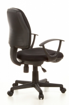 Bueroland BORS Drehstuhl Netzstoff schwarz Mod.10