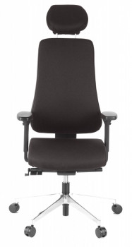 Bueroland EICK Chefsessel Stoff schwarz