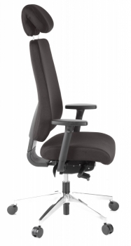 Bueroland EICK Chefsessel Stoff schwarz