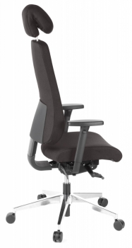 Bueroland EICK Chefsessel Stoff schwarz