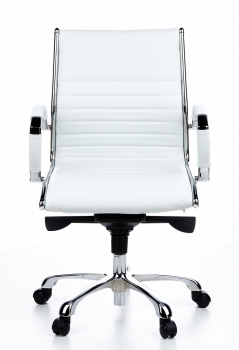 Bueroland MONALDO Drehstuhl Leder basic creme