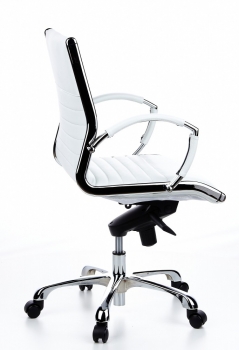 Bueroland MONALDO Drehstuhl Leder basic creme