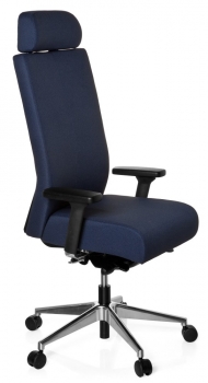 Bueroland EICK Drehstuhl Vollpolster blau