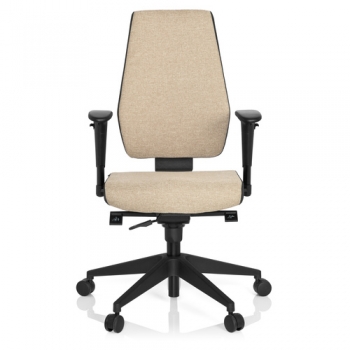 Bürostuhl / Drehstuhl EINDHOVEN 500 Stoff dunkelgrau/beige