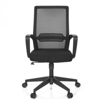 Bürostuhl / Drehstuhl LUCAN Netzstoff schwarz
