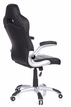 Bueroland FLORIDA Chefsessel Kunstleder schwarz/weiss/grau