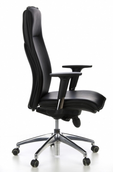 Büroland RITZ Chefsessel Leder schwarz