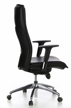 Büroland RITZ Chefsessel Leder schwarz