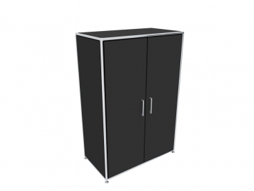 Bosse FAST Aktenschrank Grundschrank schwarz 80cm/3OH