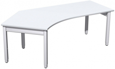Geramoebel-4-Fuss-Pro-Quadrat-Winkelform-Schreibtisch-hoehenverstellbar