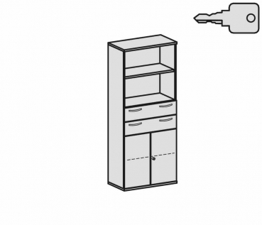 Geramoebel-PRO-Modulschrank-5OH-2T1S2R-1