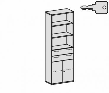 Geramoebel-PRO-Modulschrank-6OH-2T1S3R