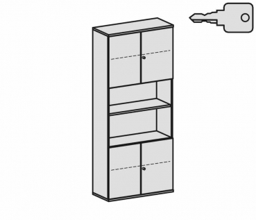 Geramoebel-PRO-Modulschrank-6OH-2T2R2T