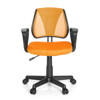 Kinderschreibtischstuhl / Kindersstuhl KID FUN Netzstoff orange